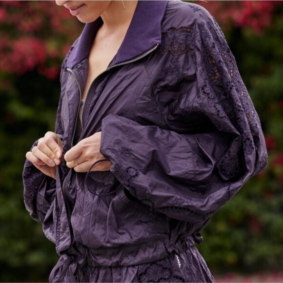 Free People Movement Elevation Jacket Purple Small - Picture 2 of 13